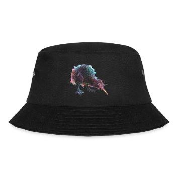 Kiwi Vogel - Bucket Hat - Schwarz - Vorne - Lela (165cm)