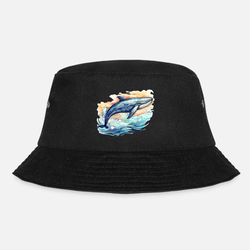 Wal - Bucket Hat - Schwarz