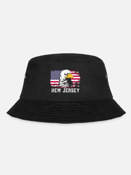 New Jersey - Bucket Hat - Schwarz