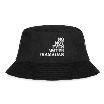 No not even water Ramadan - Bucket Hat - black - Front - Lela (165cm)