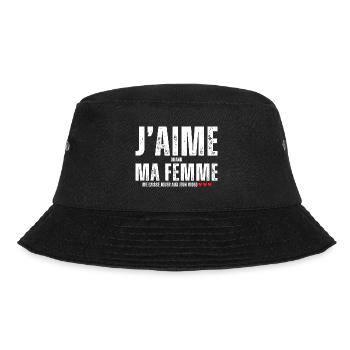 J' aime ma femme humour gaming cadeau pour gamer - Bob - noir - Devant - Lela (165cm)