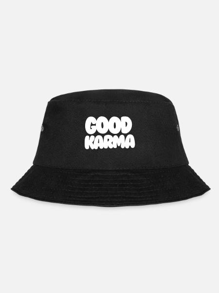 Good Karma White - Bucket Hat - black