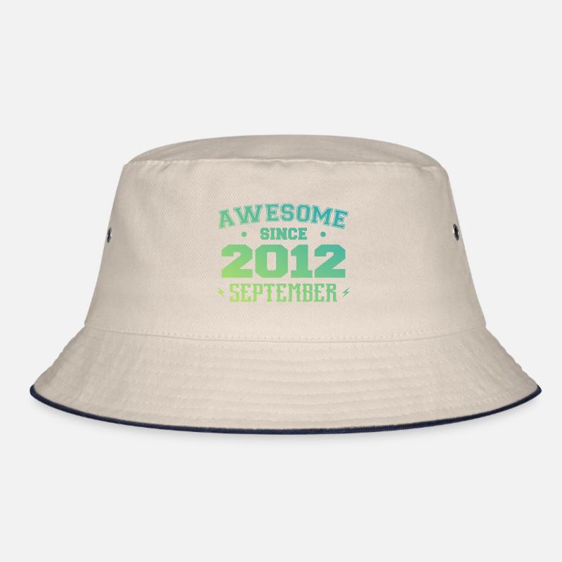 September 2012 Birthday Gift September 2012 Bucket Hat