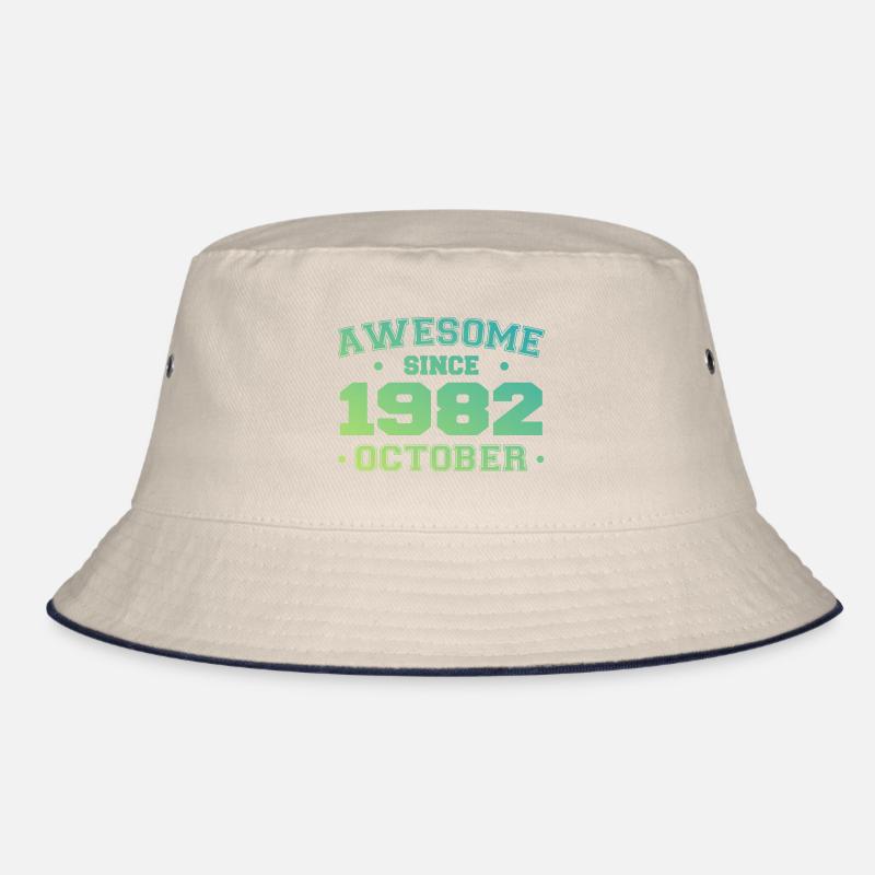Oktober 1982 - Oktober 1982 Geburtstagsgeschenk Bucket Hat
