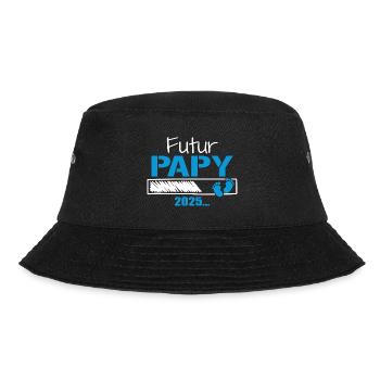 Zukünftiger Opa 2025 Geschenk, der bald Opa sein wird - Bucket Hat - Schwarz - Vorne - Lela (165cm)