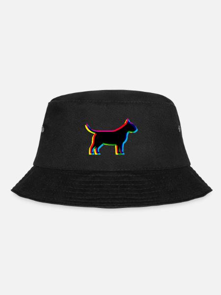 CMYK Bull Terrier - Bucket Hat - black