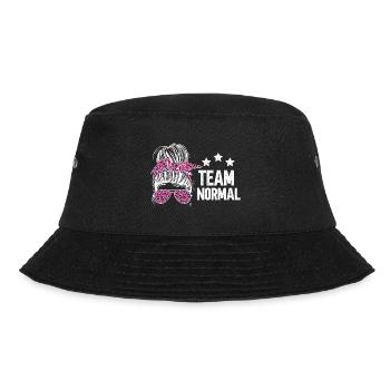 Team Normal - Bucket Hat - Schwarz - Vorne - Lela (165cm)