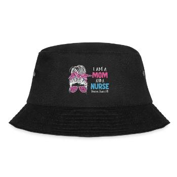 Krankenschwester Nurse Life - Bucket Hat - black - Front - Lela (165cm)