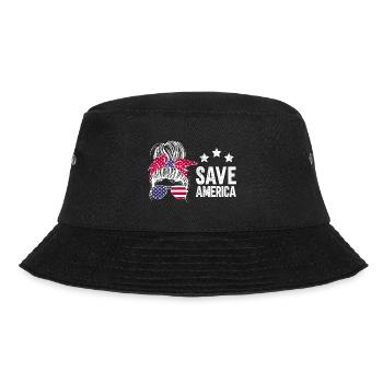 Save America - Bucket Hat - black - Front - Lela (165cm)