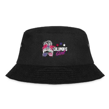 Columbus Ohio - Bucket Hat - Schwarz - Vorne - Lela (165cm)