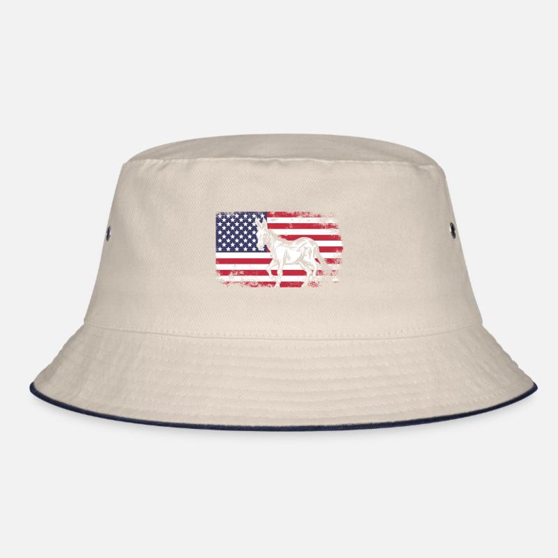 Esel Maultier USA Bucket Hat