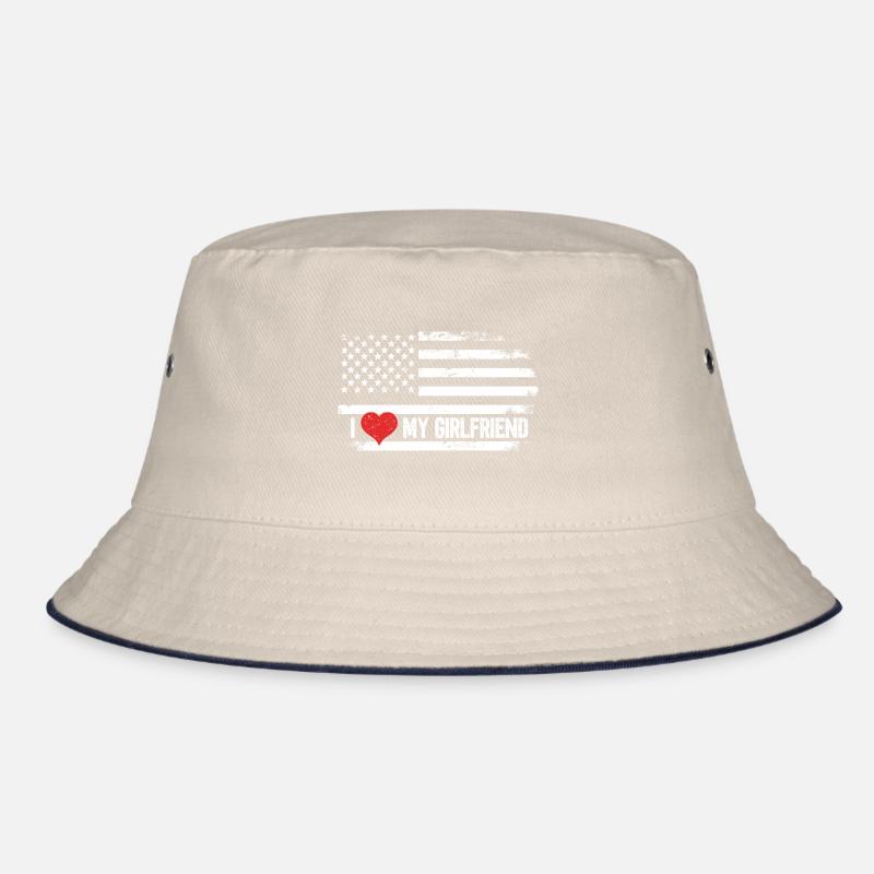 I Love My Girlfriend Bucket Hat