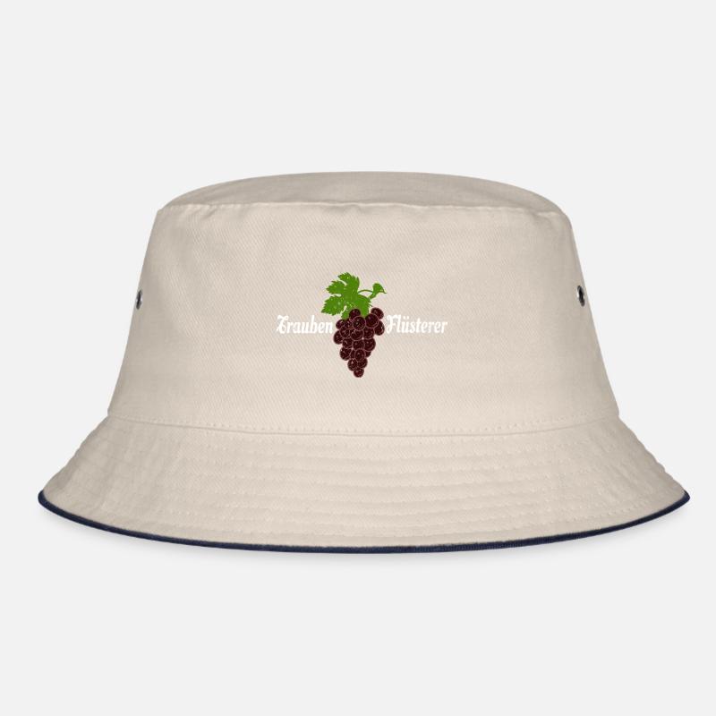 Trauben Flüsterer Wein Weintrinker Winzer Bucket Hat