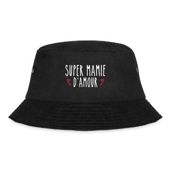 Super Granny of Love - Bucket Hat - black - Front - Lela (165cm)