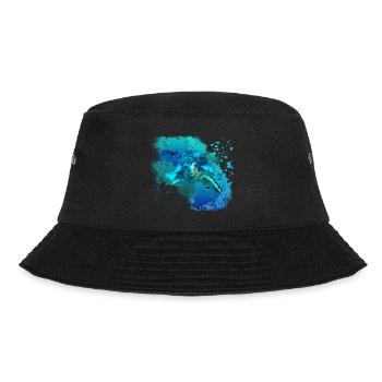 Turtlebay - Bucket Hat - Schwarz - Vorne - Lela (165cm)