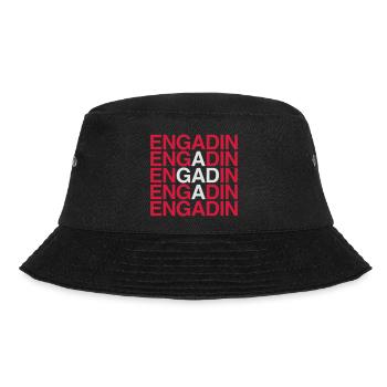 ENGADIN Schweiz - Switzerland - Suisse - Bucket Hat - black - Front - Lela (165cm)