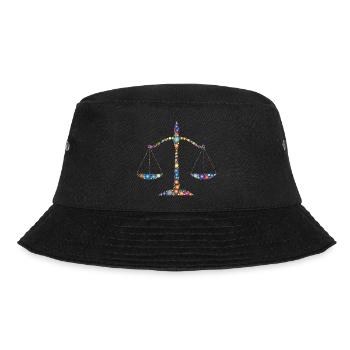 rechtsanwalt anwalt lawyer judge richter law justi - Bucket Hat - Schwarz - Vorne - Lela (165cm)