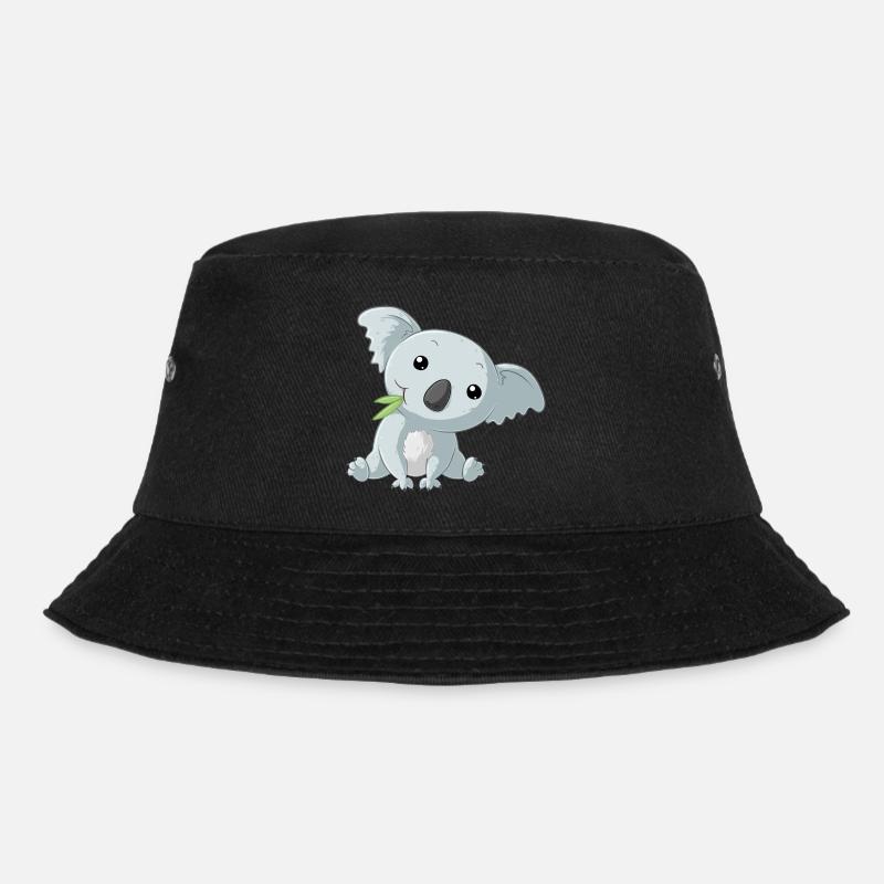 Kleiner Koalabär - Bucket Hat - Schwarz