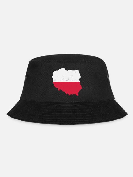 Carte géographique Drapeau Pologne T-Shirt Polska Cadeau - Bob - noir