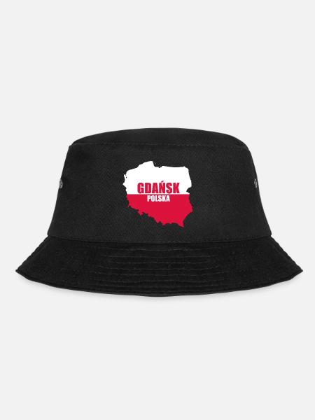 Polska Gdańsk Gdansk Poland Gift Gdansk - Bucket Hat - black
