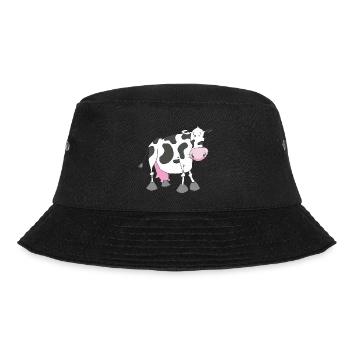 kuh - Bucket Hat - Schwarz - Vorne - Lela (165cm)