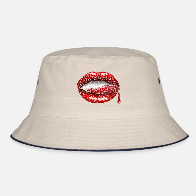 Swirly Fangs Bucket Hat
