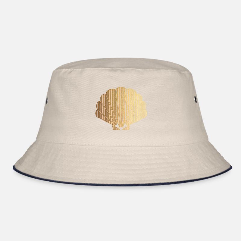 Shell gold Bucket Hat