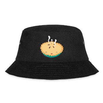 Warme Torte - Bucket Hat - Schwarz - Vorne - Lela (165cm)