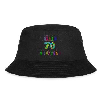 Idée cadeau 70e anniversaire, cadeau d’anniversaire - Bob - noir - Devant - Lela (165cm)