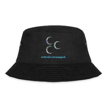 halbmonde e 733 - Bucket Hat - Schwarz - Vorne - Lela (165cm)