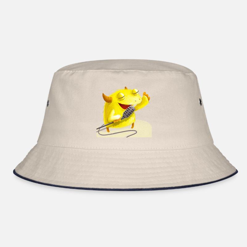 Cooles und lustige Singer Monster MathBatt Bucket Hat