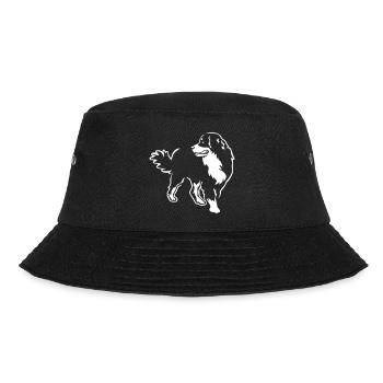 Bernese Mountain Dog "Black Edition" - Bucket Hat - black - Front - Lela (165cm)