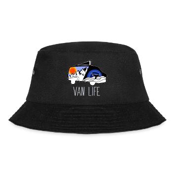 VAN LIFE VANLIFER NOMADS - Bucket Hat - black - Front - Lela (165cm)