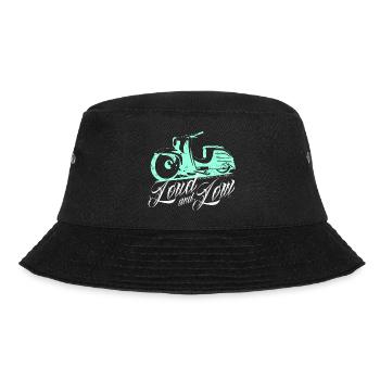 Simson Schwalbe KR 51 Loud and Low - Bucket Hat - Schwarz - Vorne - Lela (165cm)