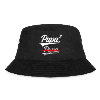 DAD HIGH 2 CHILDREN-TO-BE DAD SECOND CHILD - Bucket Hat - black - Front - Lela (165cm)