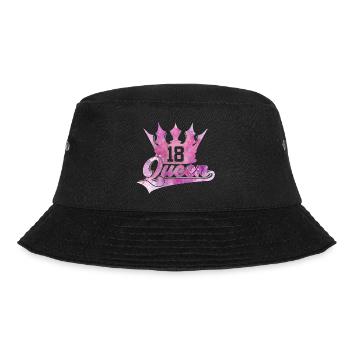 18TH BIRTHDAY MRS. QUEEN 18 - Bucket Hat - black - Front - Lela (165cm)