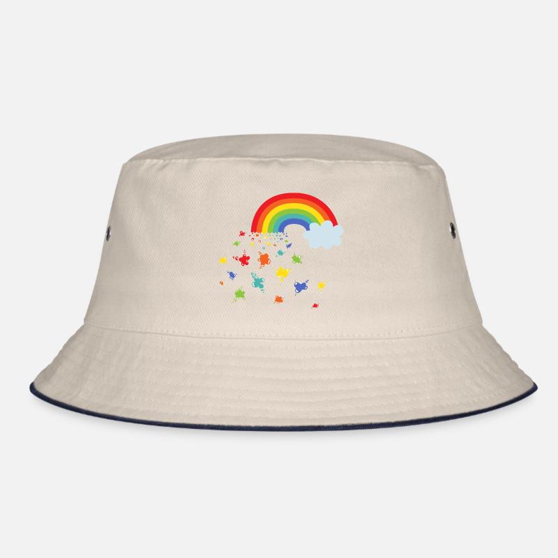 Arc-en-ciel et taches de couleur Bob