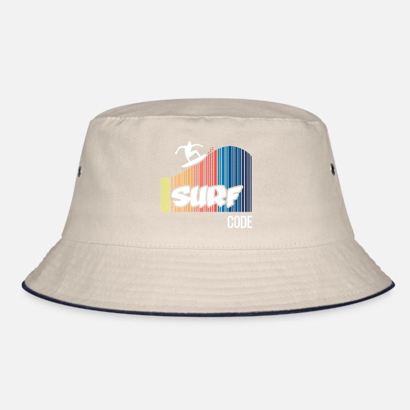 Surf Code (dark) Bucket Hat