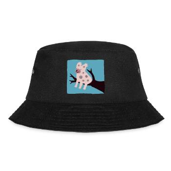 Bibo Baumsitzer - Bucket Hat - black - Front - Lela (165cm)