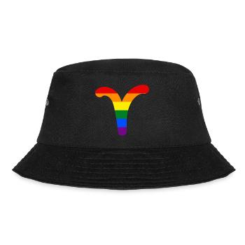 Zodiac sign Aries LGBT - Bucket Hat - black - Front - Lela (165cm)