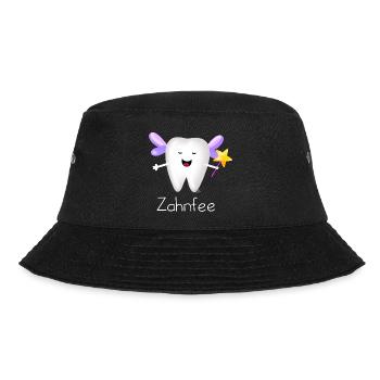 Zahnfee - Bucket Hat - Schwarz - Vorne - Lela (165cm)
