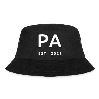 PA Est. 2023 Graduate Physician Assistant Geschenk - Bucket Hat - Schwarz - Vorne - Lela (165cm)