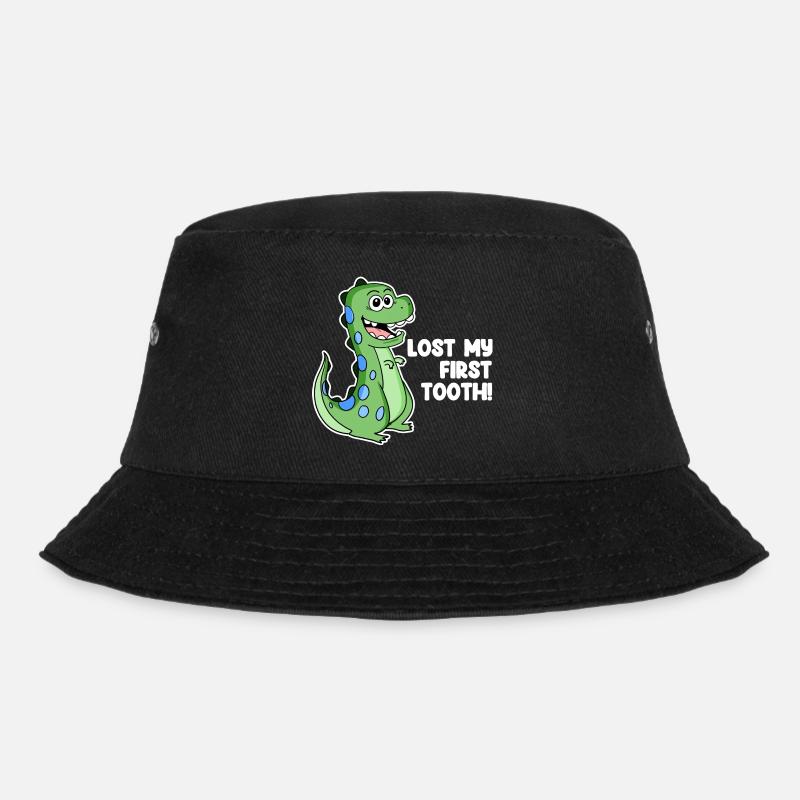 Dino Tooth Gap Dent de lait pour tout-petits - Bob - noir