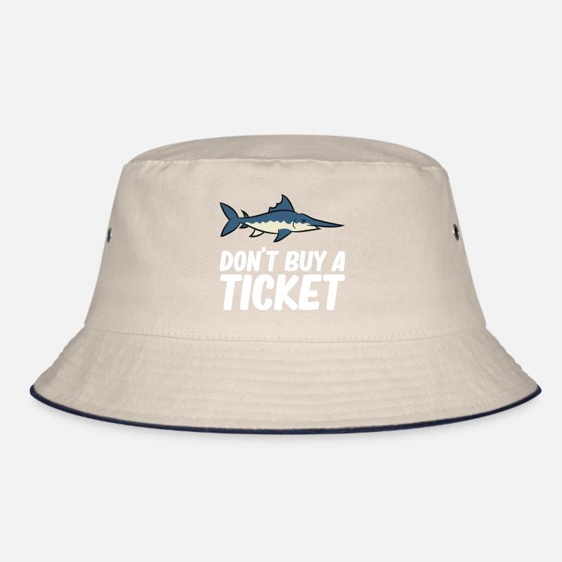 Don't buy a ticket - marlin, swordfish Bucket Hat