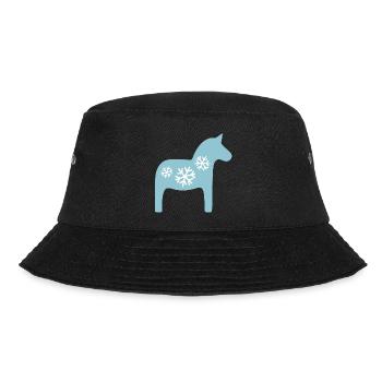 Dala Cheval Flocon de neige Cheval Hygge Noël - Bob - noir - Devant - Lela (165cm)