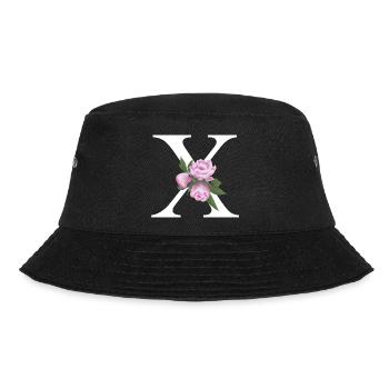 X - Bucket Hat - Schwarz - Vorne - Lela (165cm)