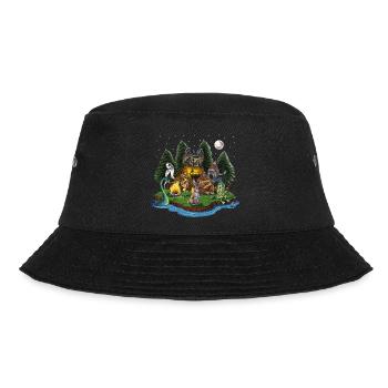 Kryptozoologie Kryptiden - Bucket Hat - Schwarz - Vorne - Lela (165cm)