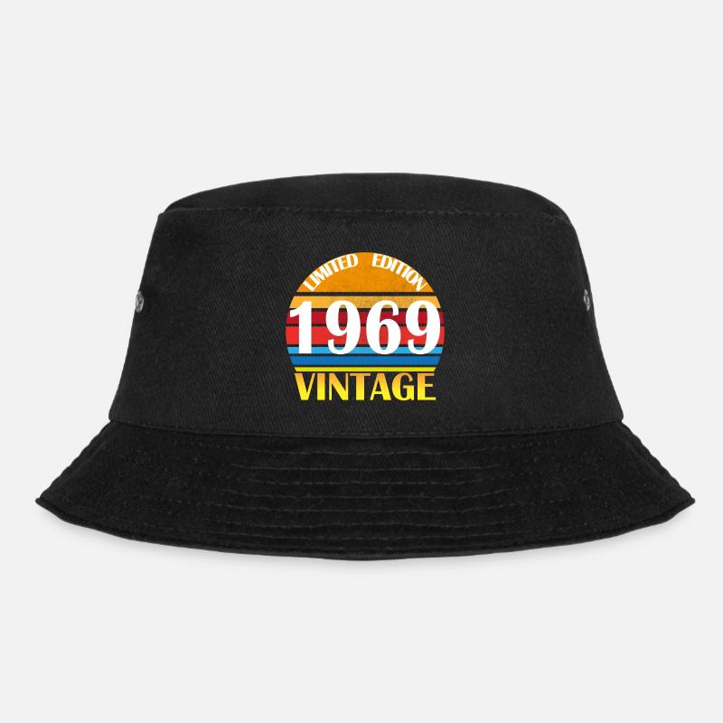 Vintage 1969 - Bucket Hat - black