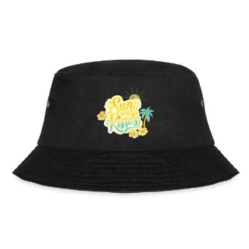 Sunshine Kisses - Bucket Hat - Schwarz - Vorne - Lela (165cm)