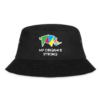 My Origami is Strong - Bucket Hat - black - Front - Lela (165cm)